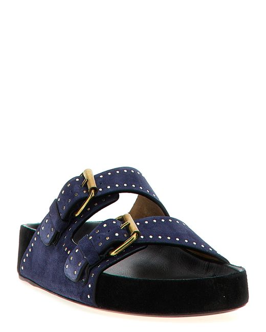 Isabel Marant Blue 'Lenny' Sandals