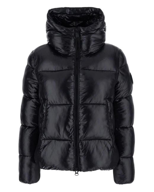 Save The Duck Black Biddy Hooded Down Jacket