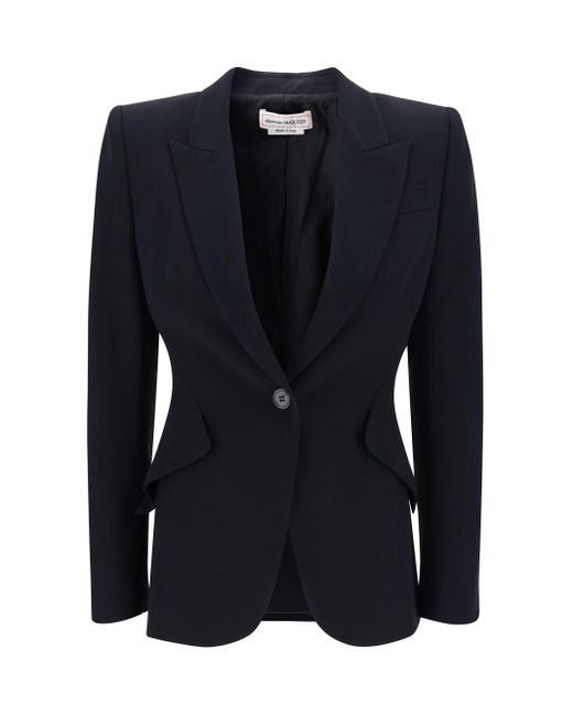 Alexander McQueen Black Blazer Jacket