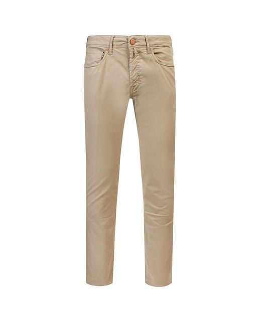 Incotex Natural Stretch Cotton Trouser for men