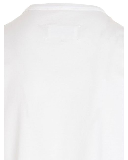 Paris T Shirt Bianco di Maison Margiela in White da Uomo