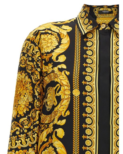 Barocco Camicie Multicolor di Versace in Yellow