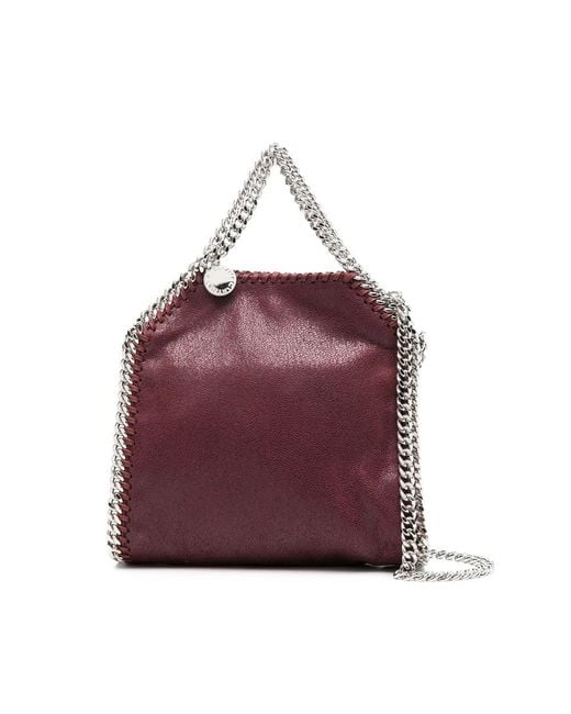 Stella McCartney Purple Polyester Tote Bags