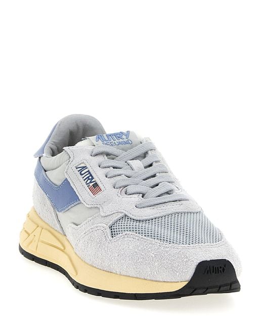 Autry White 'Reelwind Low' Sneakers for men