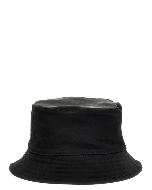 Logo Patch Bucket Hat Cappelli Nero di Fear Of God in Black da Uomo
