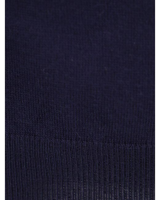 Roberto Collina Blue Silk Sweater for men