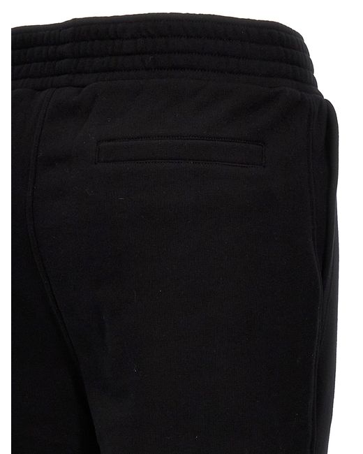 Givenchy Black Flocked Logo Joggers Pants