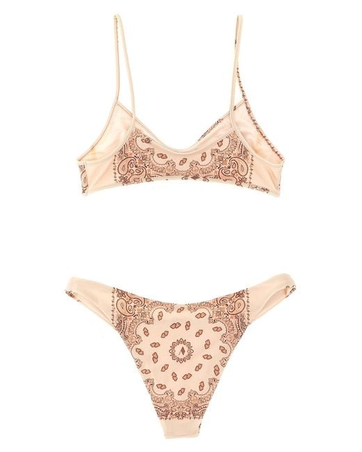 The Attico Natural Estate Meravigliosa Beachwear Pink