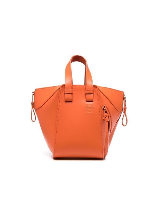 Zaini E Valigie Pelle-Donna di Loewe in Orange
