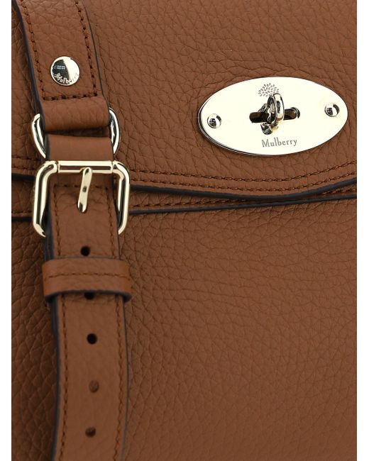 Mulberry Brown Mini Alexa Handbag