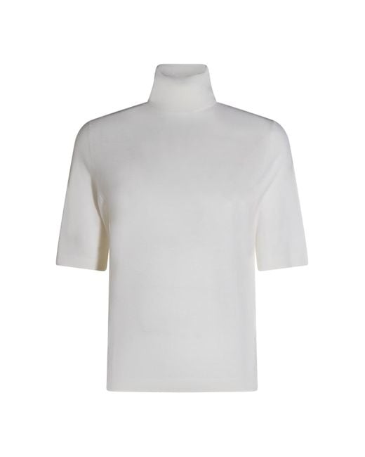 Allude Gray Sweaters Light And Natural