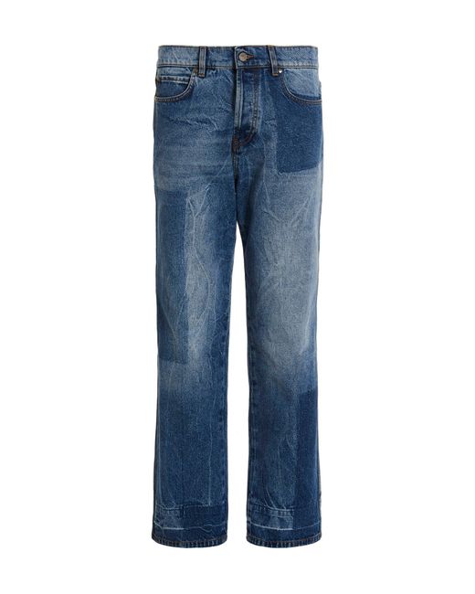 MSGM Blue 'riserva' Jeans for men