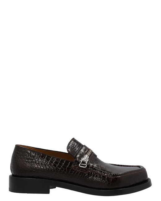 Magliano Black 'zipped Monsters' Loafers for men