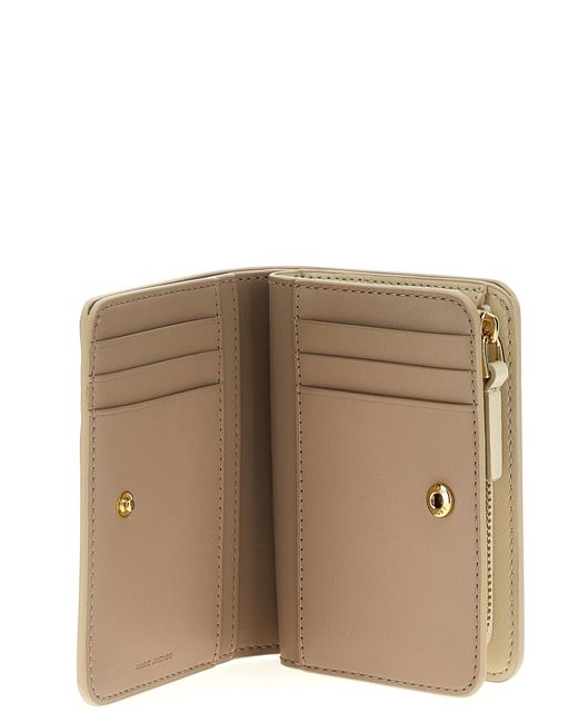 Marc Jacobs Natural The J Marc Mini Compact Wallets, Card Holders