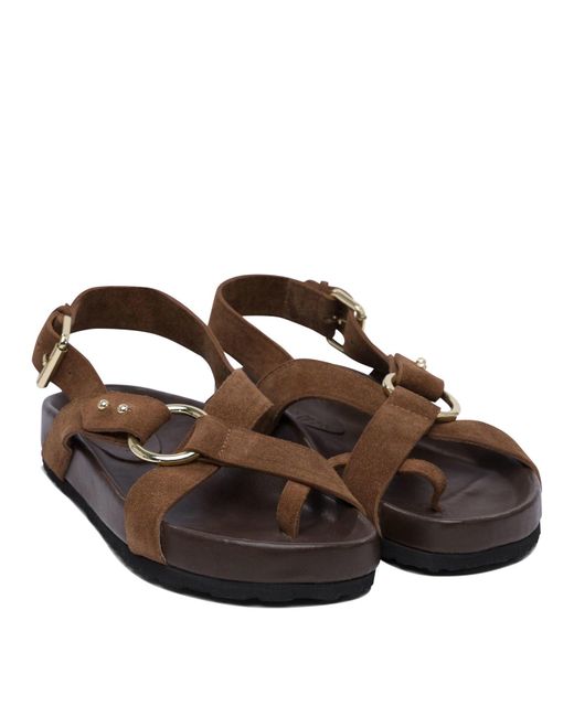 Soeur Brown Sandals