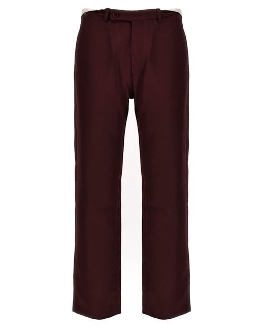 Martine Rose Rolled Waistband Tailored Pants for men