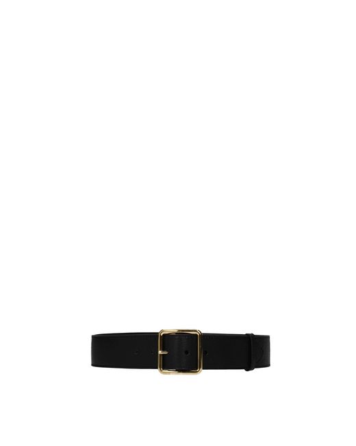 Alexander McQueen Black Regular Belts Leather