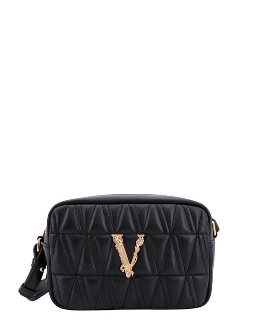 Borsa a Tracolla Virtus di Versace in Black