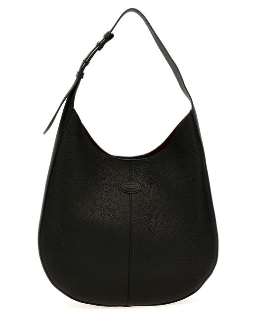 Tod's Sacca Oboe Shoulder Bags in Black Lyst