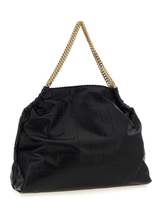 Stella McCartney Black 'Falabella' Large Shopping Bag