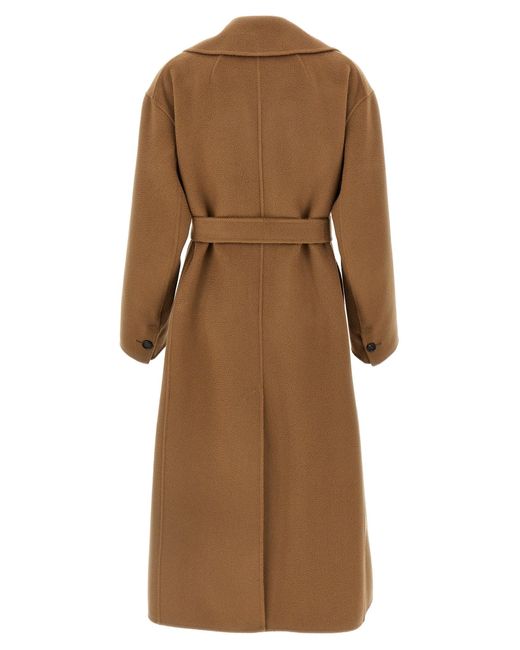 Max Mara Natural Dalila Coats And Trench Coats Brown