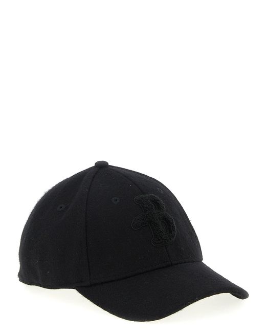 Terry Logo Cap Cappelli Nero-Uomo di Ballantyne in Black da Uomo