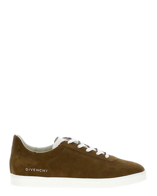 Givenchy Green Town Suede Sneakers for men