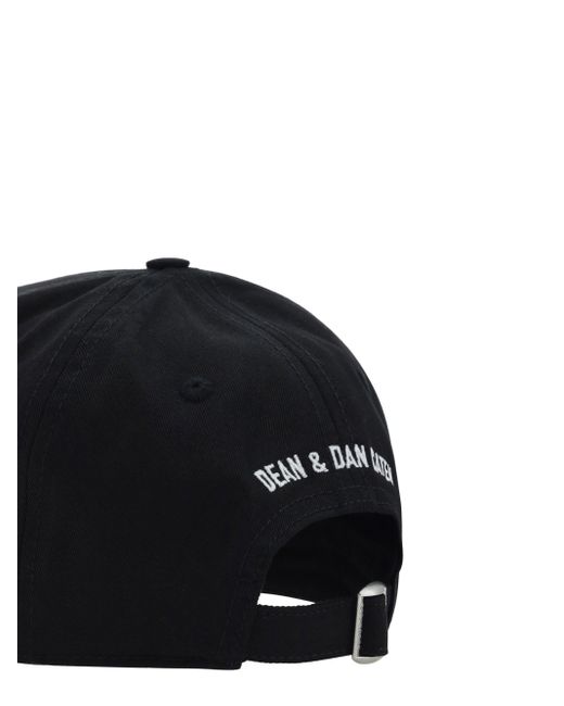 Cappello da Baseball di DSquared² in Black da Uomo