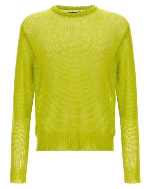 Stussy Green Loose Sweater for men