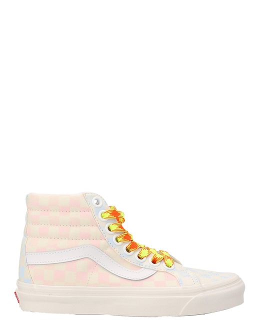 Vans 'sk8hi Checkerboard' Sneakers Lyst
