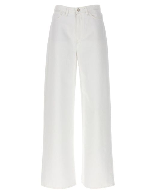 3x1 White Flip Jeans