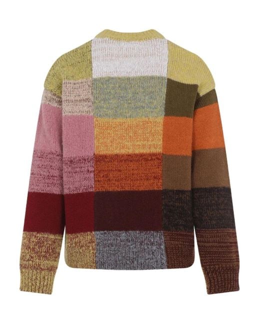 Pullover Marti-Uomo di Dries Van Noten in Red da Uomo