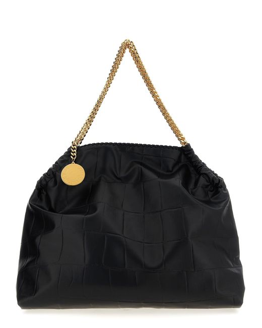 Stella McCartney Black 'Falabella' Large Shopping Bag