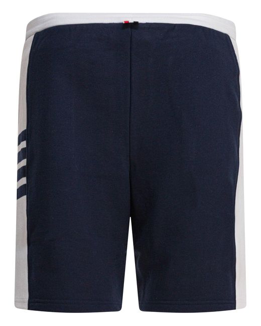 Thom Browne Blue "Loopback 4-Bar" Short for men