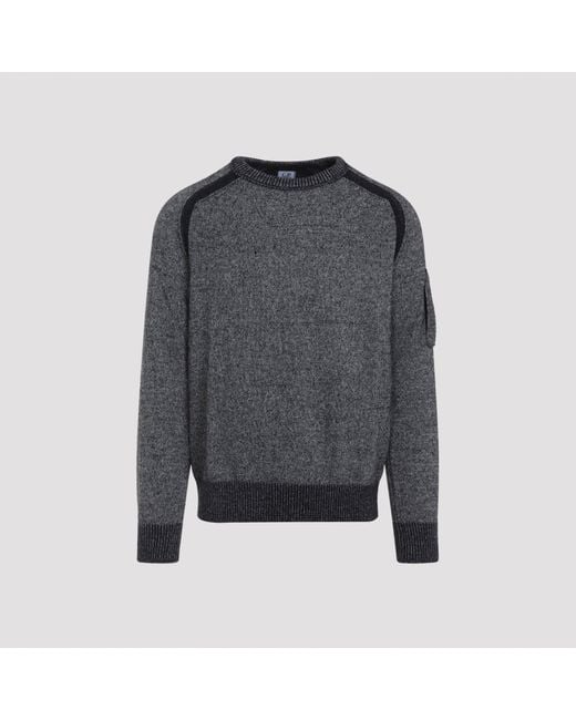Anthracite Melange Pullover-Uomo di C P Company in Gray da Uomo