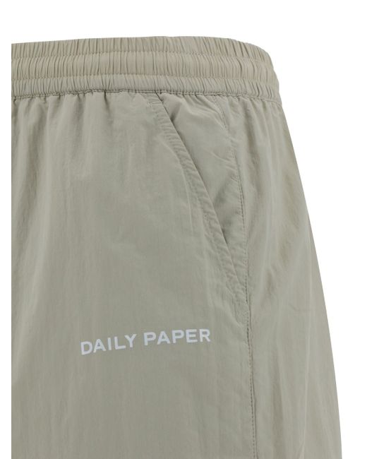Daily Paper Gray Pantaloni Eward for men