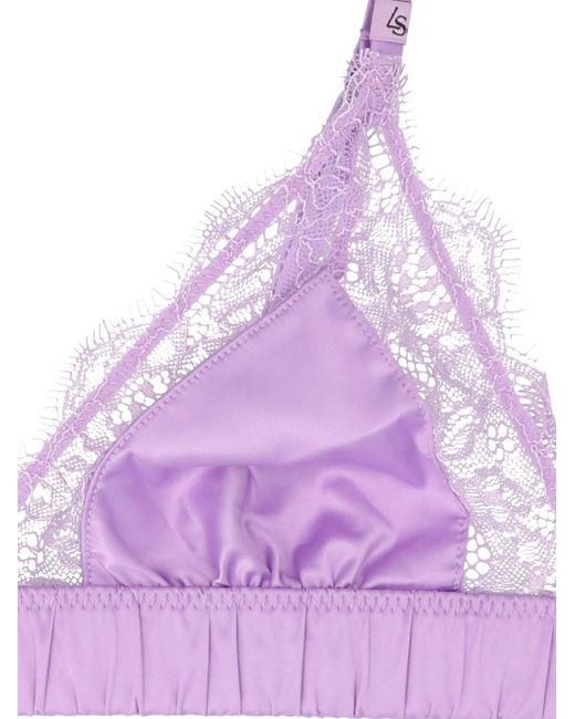 LoveStories Purple Love Lace Underwear, Body
