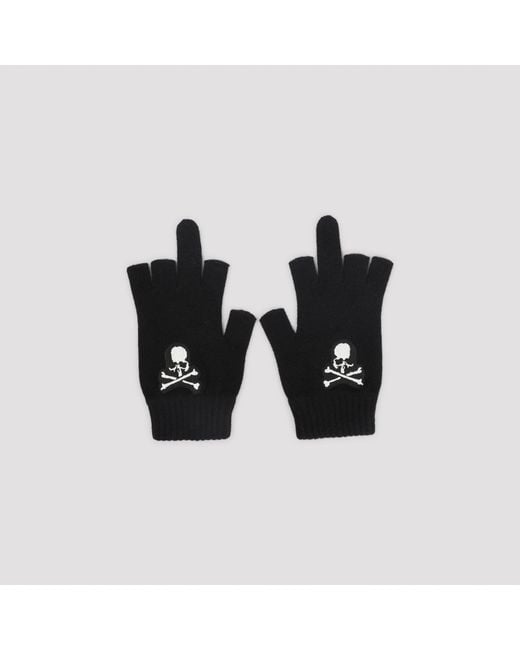Cashmere Open Fingered Glove-Uomo di MASTERMIND WORLD in Black da Uomo