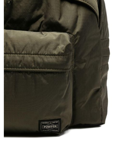 Porter-Yoshida and Co Green Double Pack Daypack Small Backpack for men