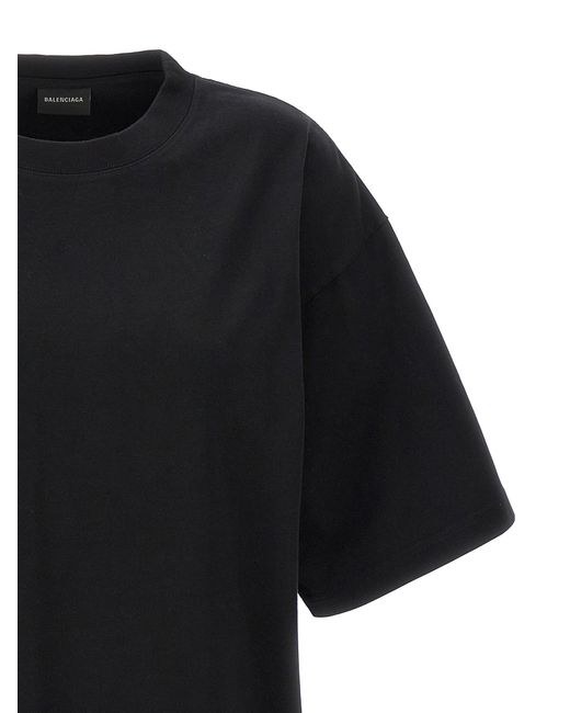 Handwritten T Shirt Nero di Balenciaga in Black
