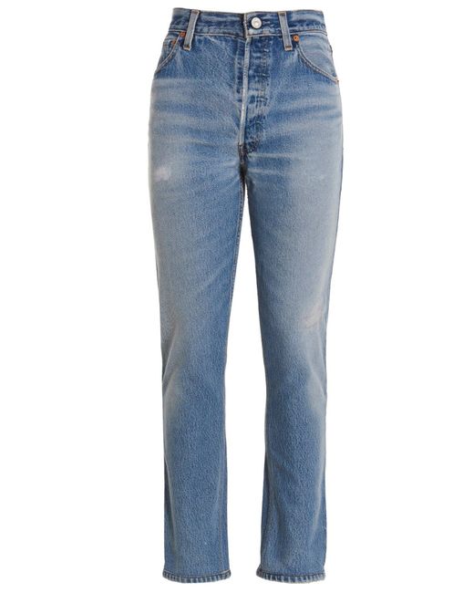 Re/done Blue 'Vintage Levi'S' Jeans