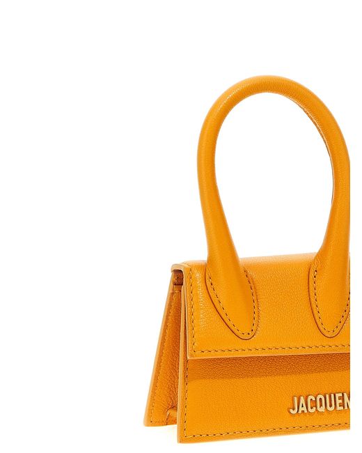 Jacquemus Orange Le Chiquito Hand Bags