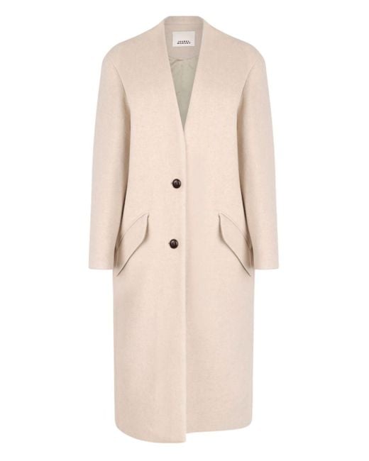 Isabel Marant Natural Wool Coat