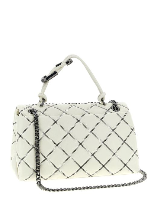 Marc Jacobs Metallic 'the Bi-color Quilted Dual' Medium Shoulder Bag
