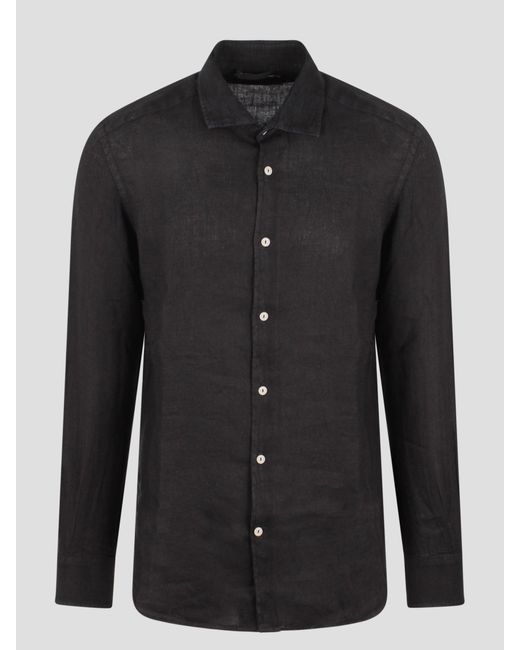 Pamplona shirt di Mc2 Saint Barth in Black da Uomo