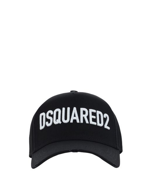 Cappello da Baseball di DSquared² in Black da Uomo