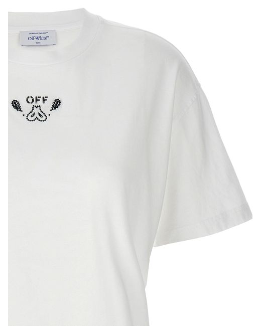 Off-White c/o Virgil Abloh White Embr Bandana Arrow T-shirt