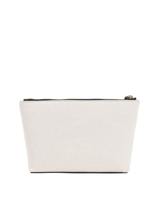 Givenchy White Lovo Cotton Pouch
