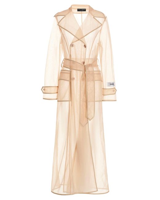 Kim Dolce&Gabbana' Trench Coat Trench E Impermeabili Beige di Dolce & Gabbana in Natural