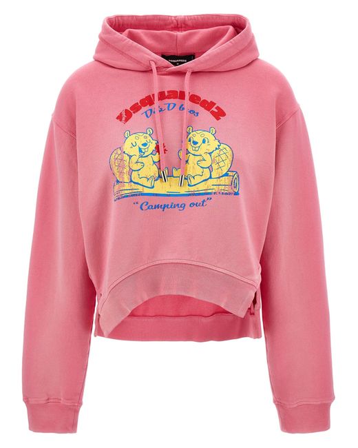DSquared² Pink Sweatshirts
